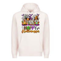 Pale Pink Happy Halloween Gnomes Premium Hoodie - texasbilliewilder