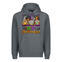 Rock Happy Halloween Gnomes Premium Hoodie - texasbilliewilder