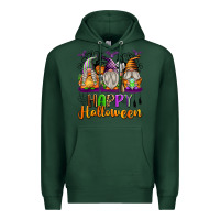 Sports Green Happy Halloween Gnomes Premium Hoodie - texasbilliewilder
