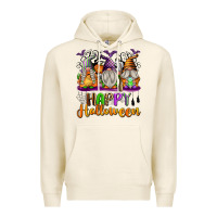 Tofu Happy Halloween Gnomes Premium Hoodie - texasbilliewilder