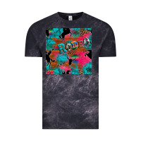 Cloud Black western rodeo seamless Vintage Tee - Artiststas