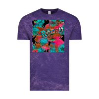 Cloud Purple western rodeo seamless Vintage Tee - Artiststas