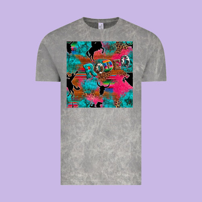 Western Rodeo Seamless Vintage Tee Designed By Artiststas