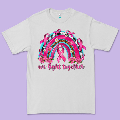 We Fight Together Rainbow Premium Tee Designed By Texasbilliewilder