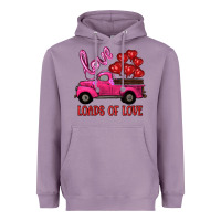 Lavender valentine's day loads of love turck with balloons Heavyweight Hoodie - RanaPortraitStore