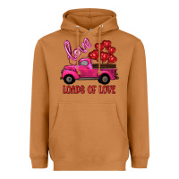 Meerkat valentine's day loads of love turck with balloons Heavyweight Hoodie - RanaPortraitStore