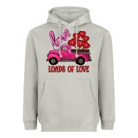 Moon Dust valentine's day loads of love turck with balloons Heavyweight Hoodie - RanaPortraitStore