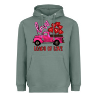 Valentine's Day Loads Of Love Turck With Balloons Heavyweight Hoodie | Teevron