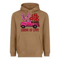 Toasted Coconut valentine's day loads of love turck with balloons Heavyweight Hoodie - RanaPortraitStore