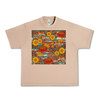 Burro pumpkin plaid sunflower seamless min Urban Heavy Tee - AdoDesignShop