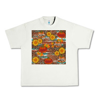 Pistachio pumpkin plaid sunflower seamless min Urban Heavy Tee - AdoDesignShop