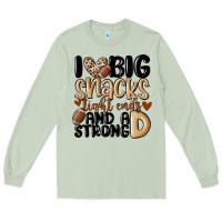 Matcha i love big sacks tight ends and a strong d Long Sleeve Tee - MaliasSmallBusiness