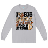 Moon Dust i love big sacks tight ends and a strong d Long Sleeve Tee - MaliasSmallBusiness