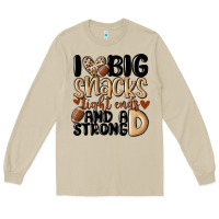 Mushroom i love big sacks tight ends and a strong d Long Sleeve Tee - MaliasSmallBusiness