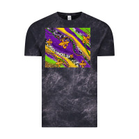 Cloud Black mardi gras fleur delis leopard and cowhide Vintage Tee - AdoDesignShop