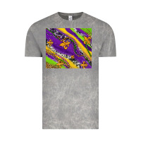 Cloud Rock mardi gras fleur delis leopard and cowhide Vintage Tee - AdoDesignShop