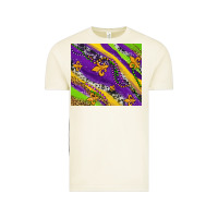 Vintage Arctic mardi gras fleur delis leopard and cowhide Vintage Tee - AdoDesignShop