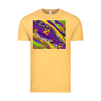Vintage Mustard mardi gras fleur delis leopard and cowhide Vintage Tee - AdoDesignShop