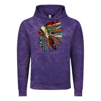 Cloud Purple christmas indian headdress Vintage Hoodie - JahusDesignShop