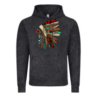 Vintage Black christmas indian headdress Vintage Hoodie - JahusDesignShop