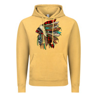 Vintage Mustard christmas indian headdress Vintage Hoodie - JahusDesignShop