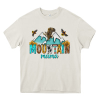 Cream mountain mama Heavy Core Tee - texasbilliewilder