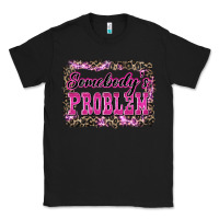Black Western Somebody's Problem Classic Tee - LillyAllenDesigns
