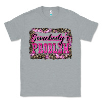 Heather Grey Western Somebody's Problem Classic Tee - LillyAllenDesigns