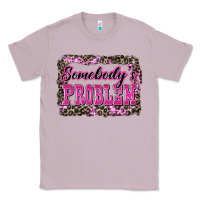 Lilac Western Somebody's Problem Classic Tee - LillyAllenDesigns