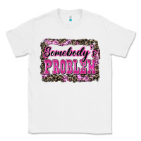 White Western Somebody's Problem Classic Tee - LillyAllenDesigns