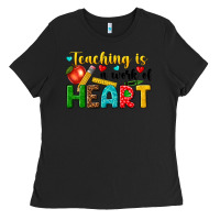 Black teaching is a work of heart tbw Ladies Tee - texasbilliewilder