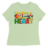 Matcha teaching is a work of heart tbw Ladies Tee - texasbilliewilder
