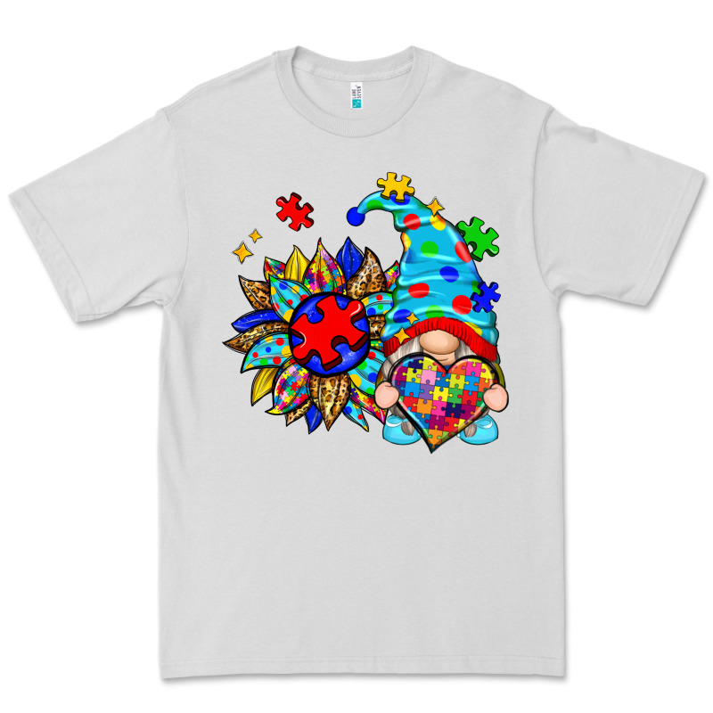 Autism Sunflower Gnome Premium Tee by Zillion Design Studio | Teevron