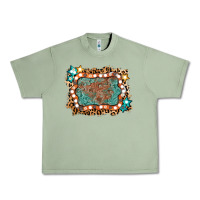 Oil Green light western frame Urban Heavy Tee - AdoDesignShop