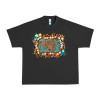 Pigment Black light western frame Urban Heavy Tee - AdoDesignShop