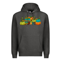 Charcoal Heather hello fall Premium Hoodie - JahusDesignShop