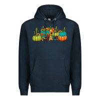 Navy hello fall Premium Hoodie - JahusDesignShop