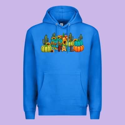 Hello Fall Premium Hoodie Designed By Jahusdesignshop