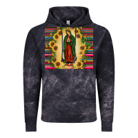 Cloud Black our lady of guadalupe Vintage Hoodie - JahusDesignShop