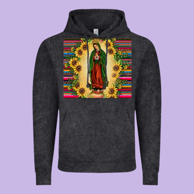 Our Lady Of Guadalupe Vintage Hoodie Designed By Jahusdesignshop