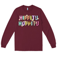Burgundy easter Long Sleeve Tee - MaliasSmallBusiness