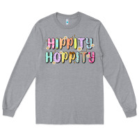 Heather Grey easter Long Sleeve Tee - MaliasSmallBusiness