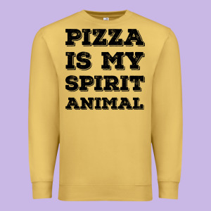Pizza Is My Spirit Animal Premium Sweatshirt Designed By Bettercallsaul