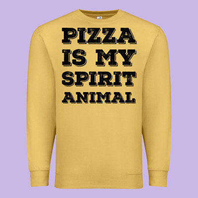 Pizza Is My Spirit Animal Premium Sweatshirt Designed By Bettercallsaul