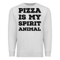 Dove Grey Pizza Is My Spirit Animal Premium Sweatshirt - Bettercallsaul