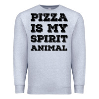 Heather Grey Pizza Is My Spirit Animal Premium Sweatshirt - Bettercallsaul