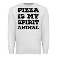 Oatmeal Heather Pizza Is My Spirit Animal Premium Sweatshirt - Bettercallsaul