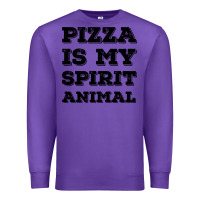Purple Pizza Is My Spirit Animal Premium Sweatshirt - Bettercallsaul