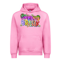Fuchsia Pink Spring break Easter Day Urban Hoodie - CowGirlArtShop