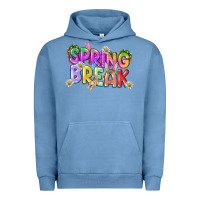 Pigment Pebble Blue Spring break Easter Day Urban Hoodie - CowGirlArtShop